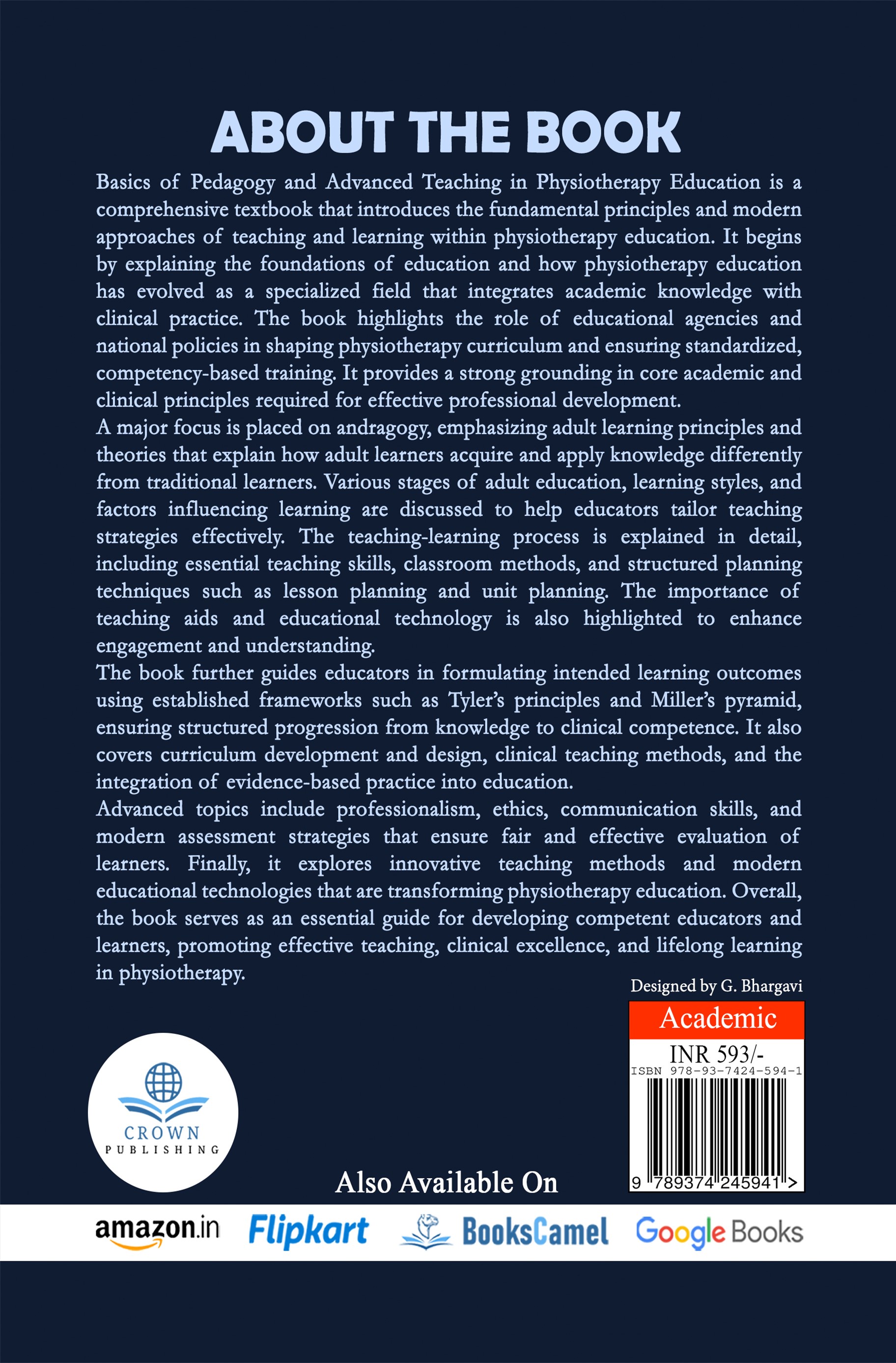 Pedagogy in Physiotherapy: Theories and Practices