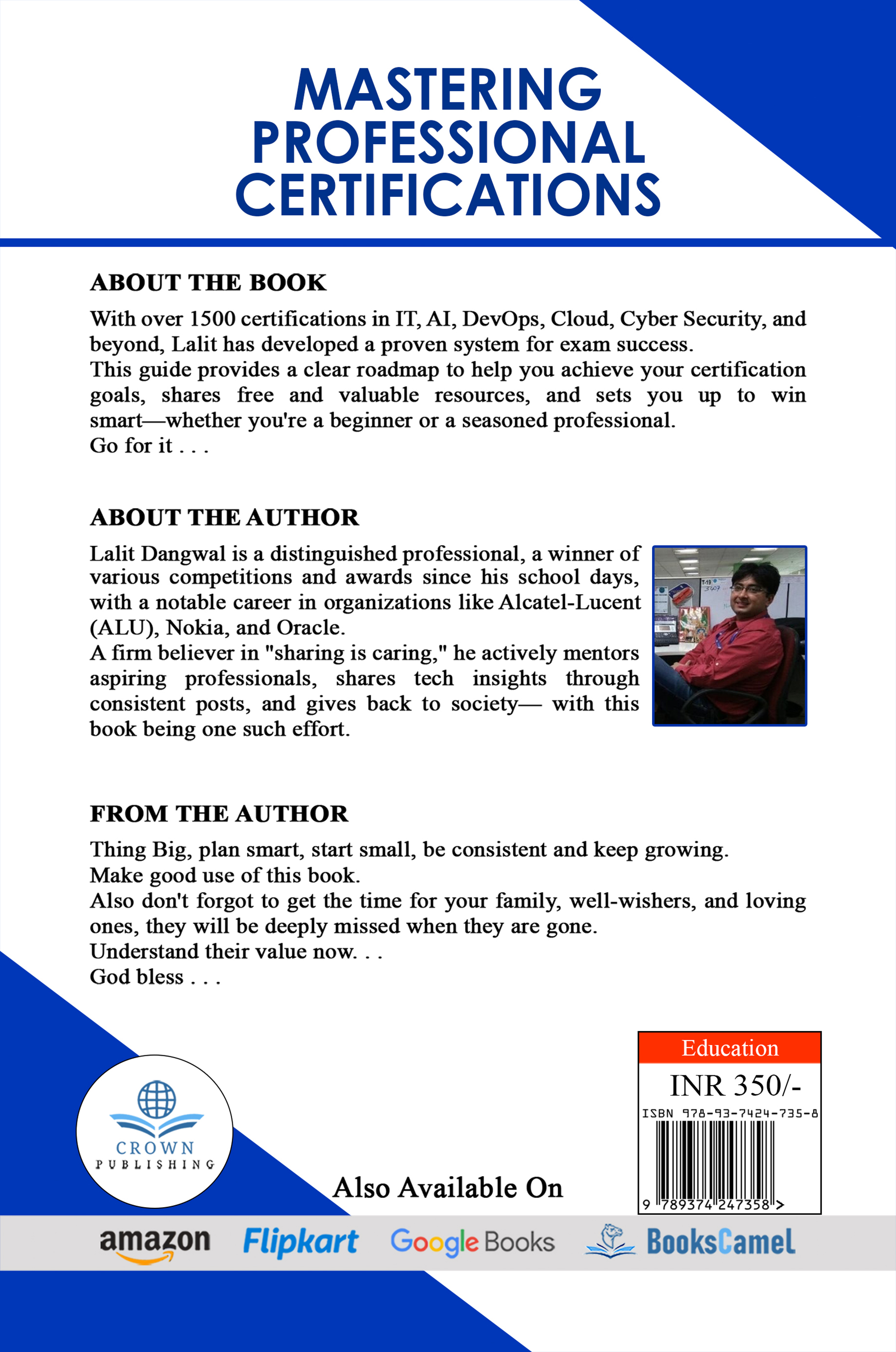 MASTERING PROFESSIONAL CERTIFICATIONS