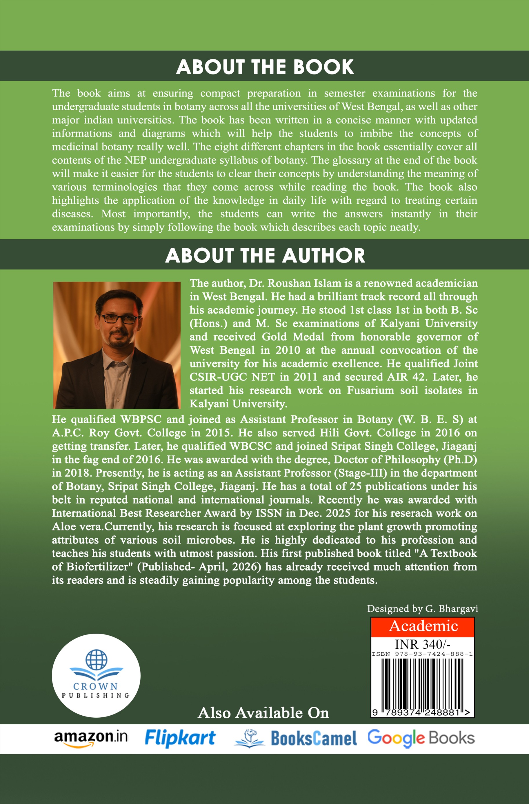 A TEXTBOOK ON MEDICINAL BOTANY