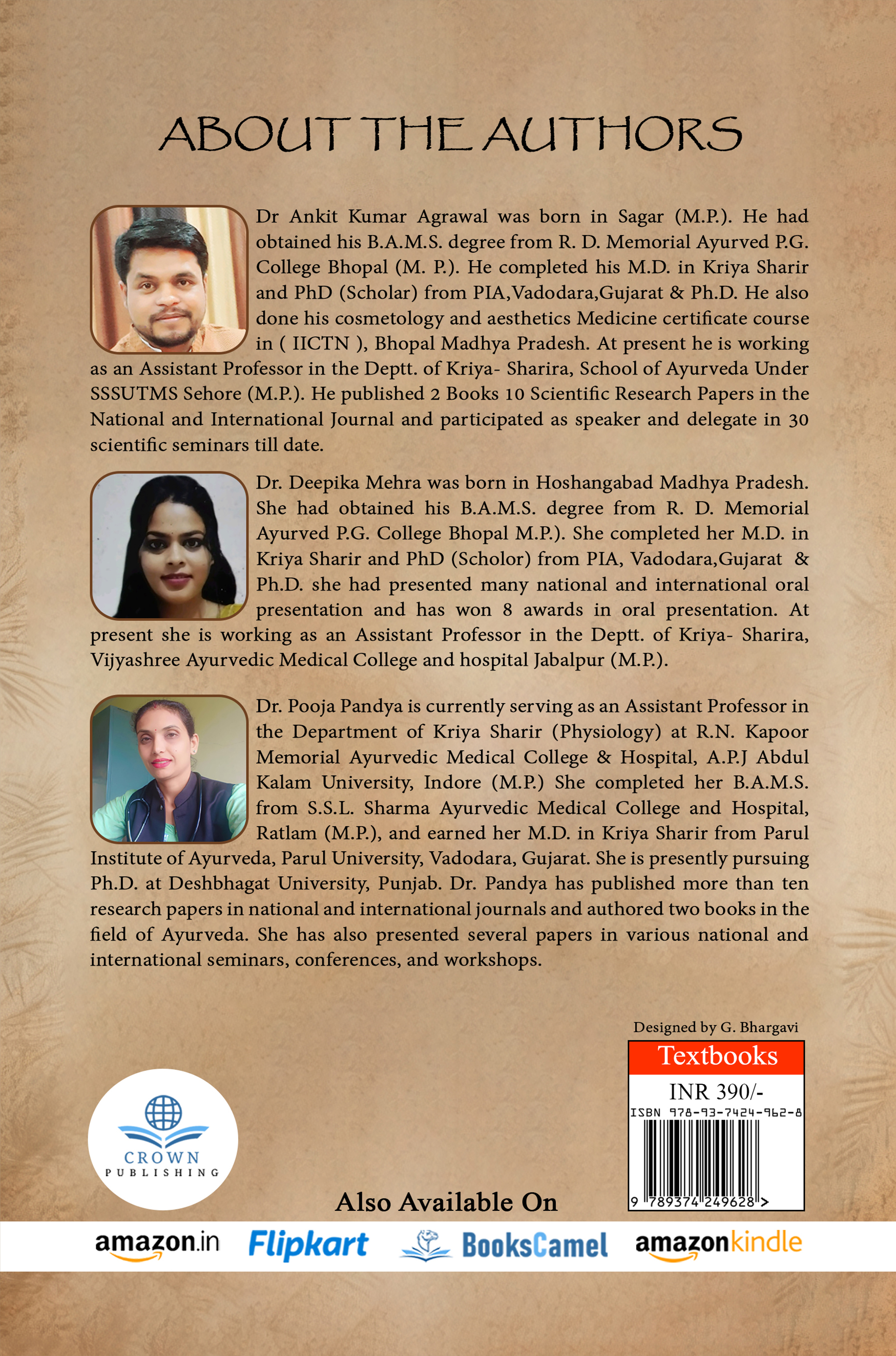 “क्रिया शारीर”: The Science of Functional Physiology in Ayurveda (As per the Latest Curriculum Prescribed by NCISM, New Delhi)