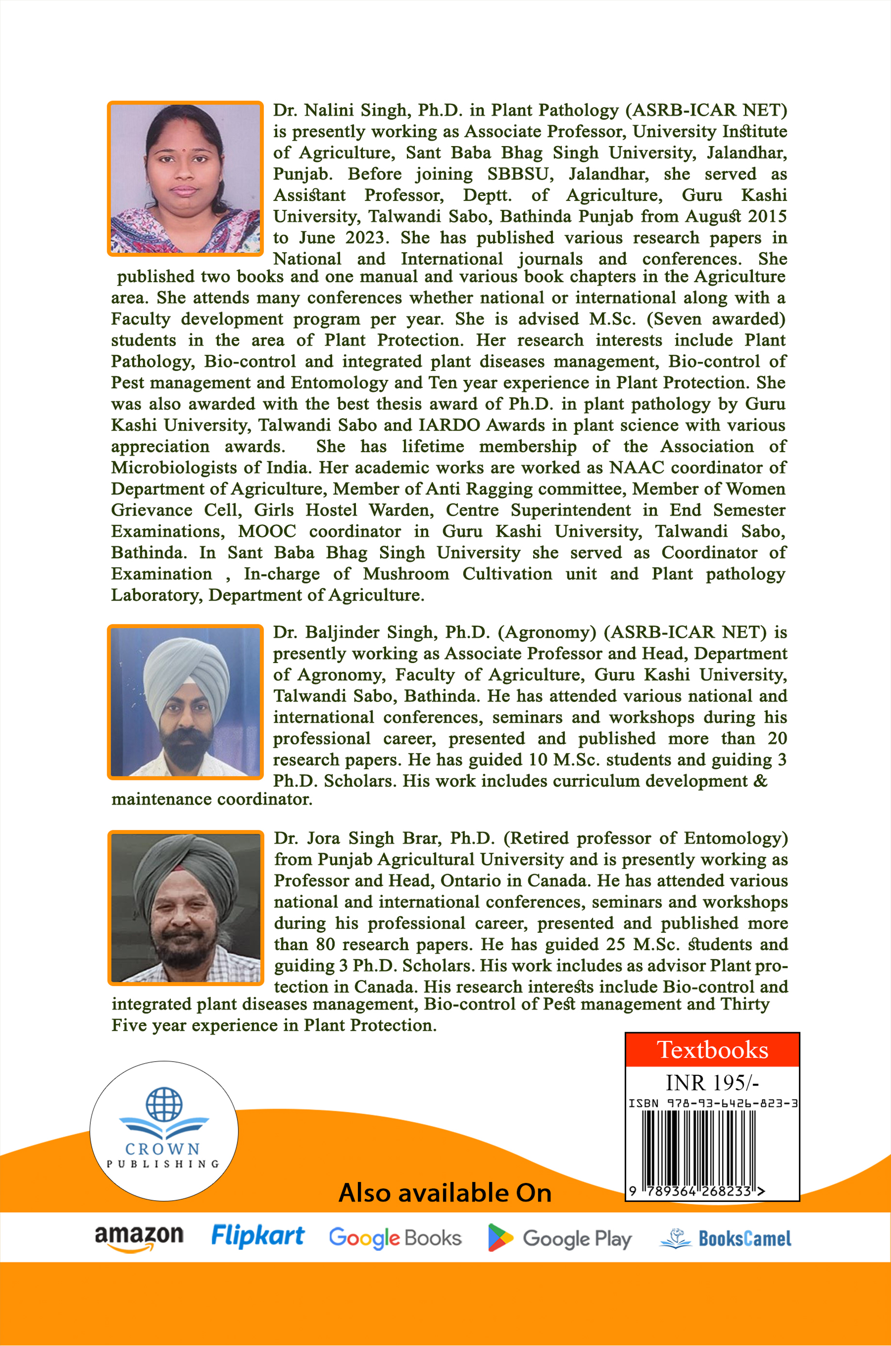 PESTS OF CROPS AND STORED GRAINS AND THEIR MANAGEMENT