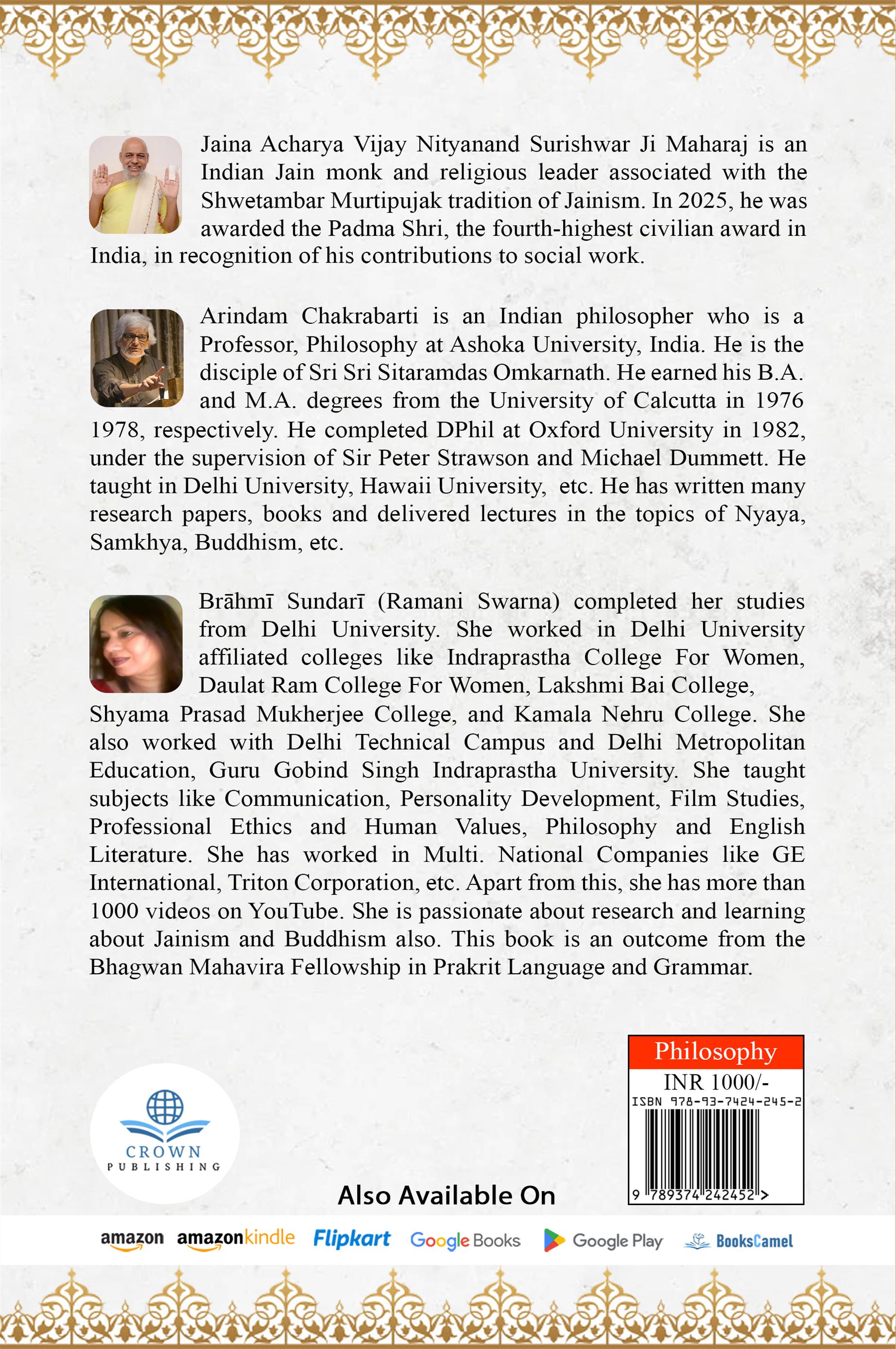 Philosophy of Jaina Language