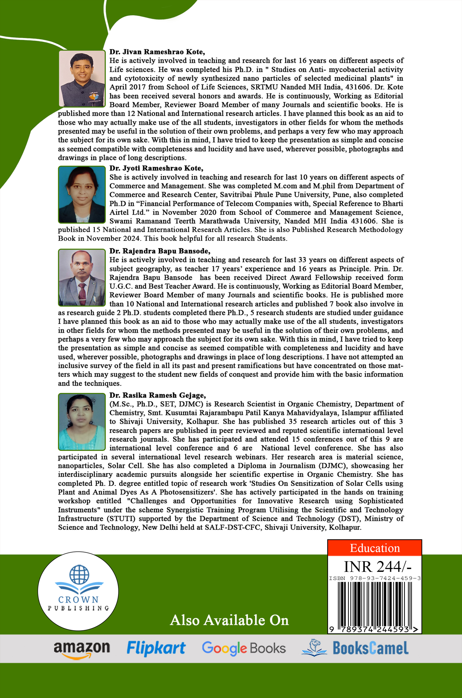 Research and Publication Ethics