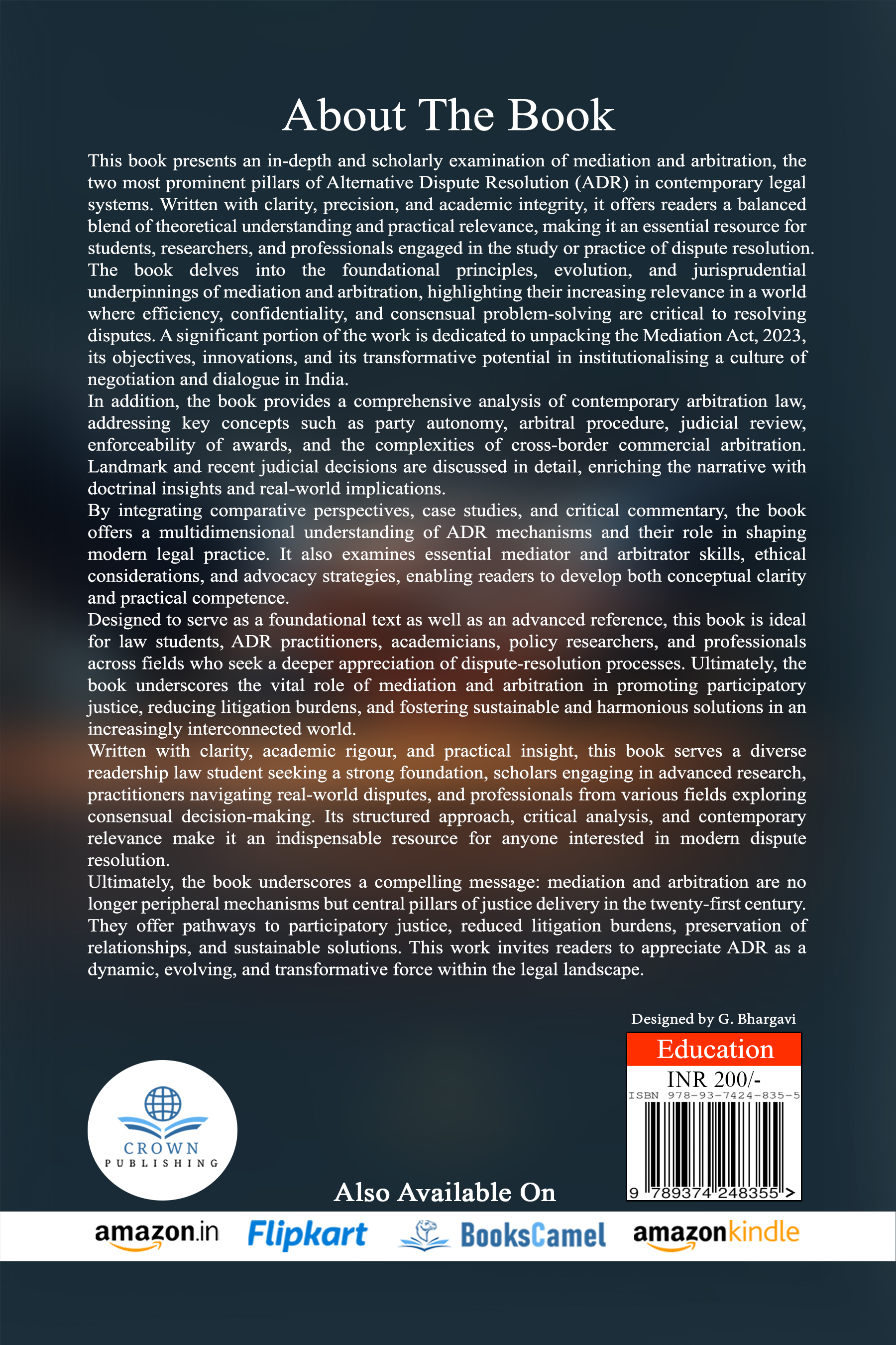 Principles of Mediation & ADR 