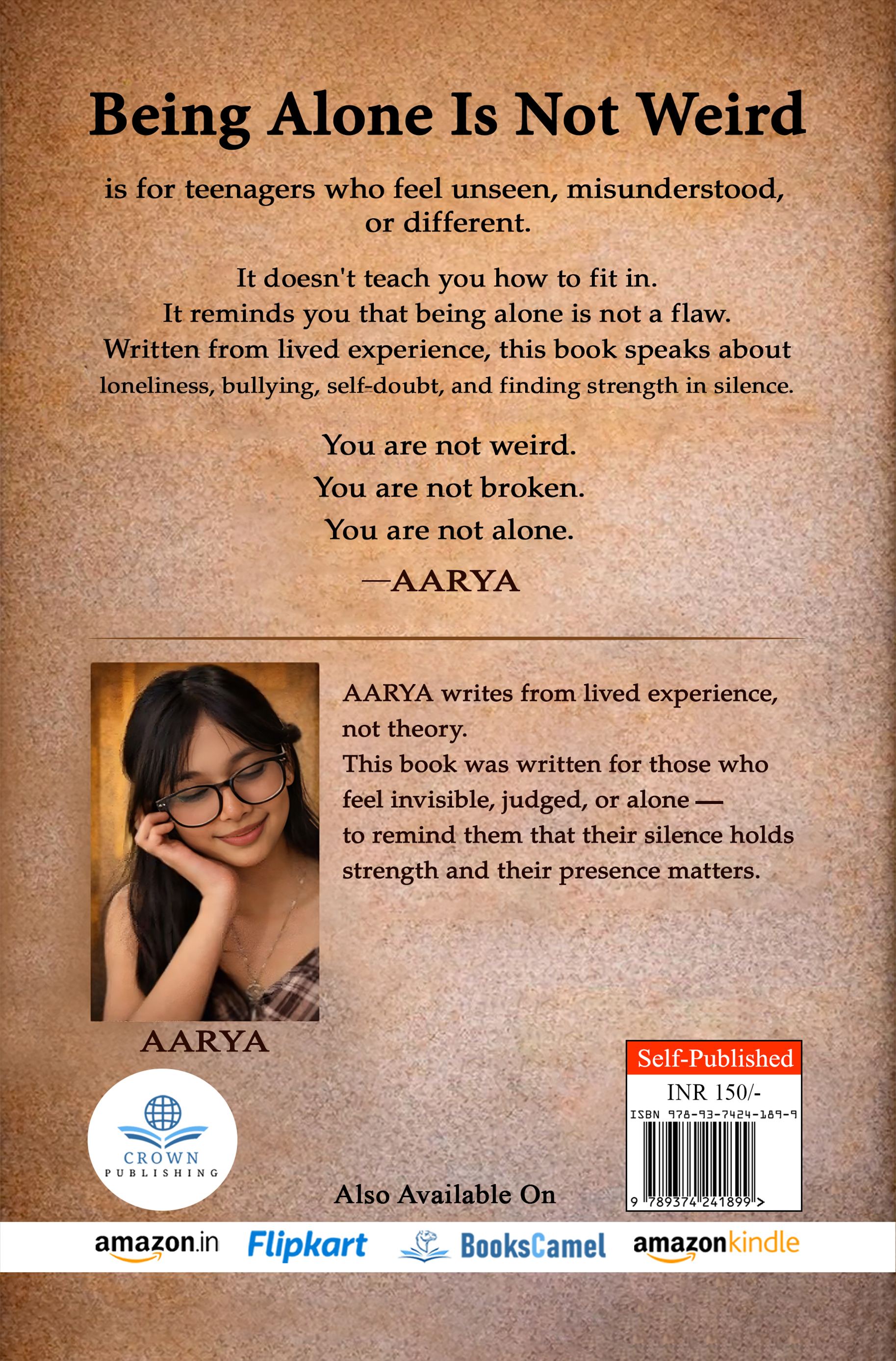 Being alone is no weird