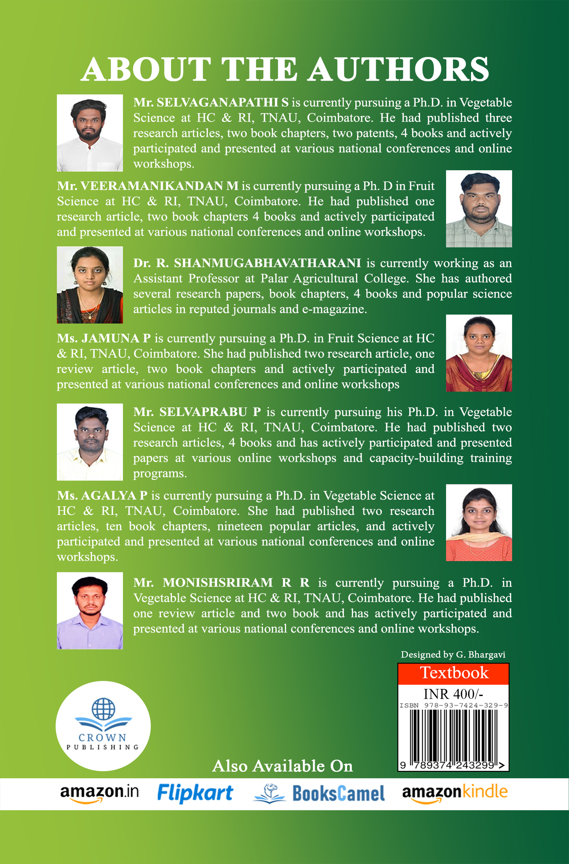 Temperate Vegetable Crops