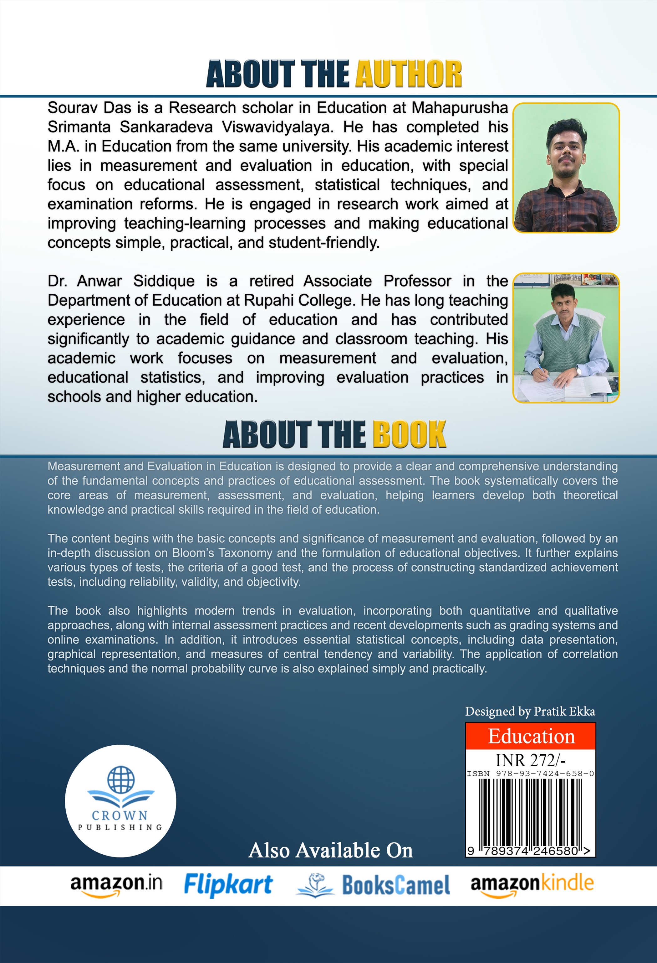 MEASUREMENT AND EVALUATION IN EDUCATION