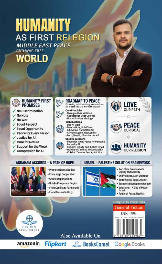 HUMANITY AS FIRST RELEGION MIDDLE EAST PEACE AND WAR FREE WORLD