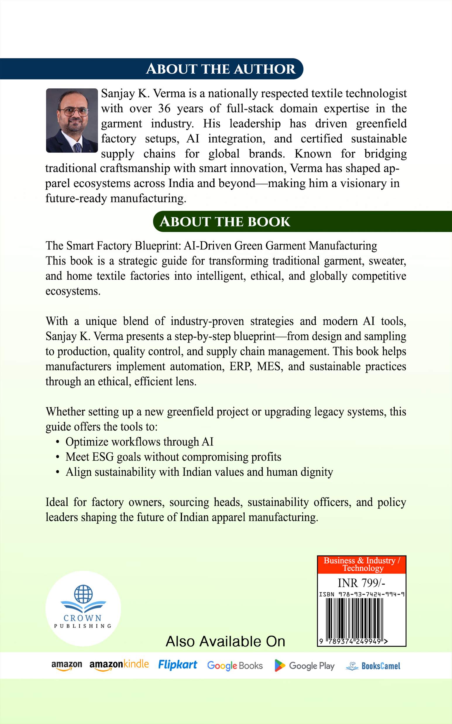 The Smart factory Blueprint: AI - Driven Green Garment Manufacturing